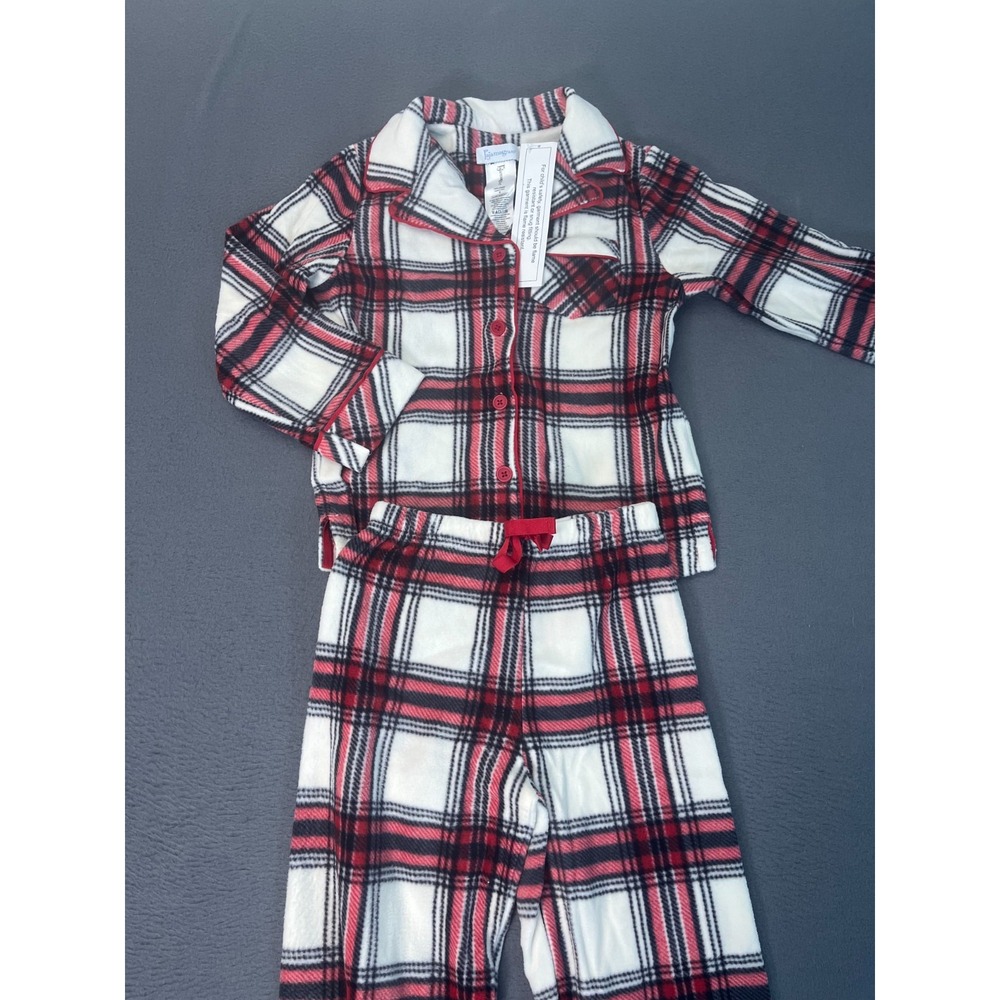 Pajamagram‎ Fireside Fleece 2 Piece Top & Bottom Pajama Set Unisex Kids Size 8